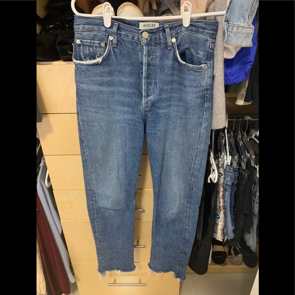 AGOLDE HIGH RISE LOOSE FIT JEANS-RILEY